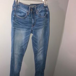 american eagle super stretch jeans